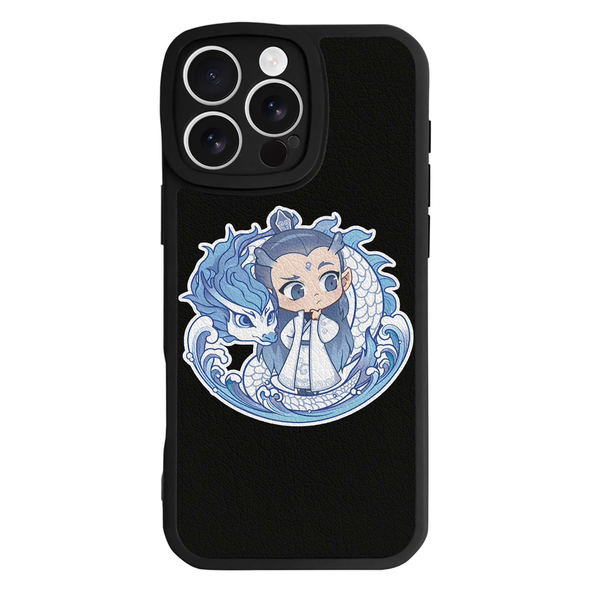 （画像用） Ne Zha 2 ナタ 魔童の大暴れ 【iPhone 16シリーズ対応】シリコンスマホケース（レザー調） 材質：シリコン